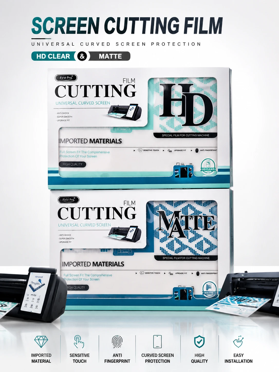 Universal Screen Cutting Film – HD & Matte Protection Film